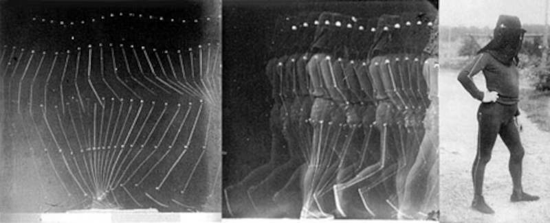 Combinaison Speciale De Marey Et Kinogramme Obtenu A Laide De La Chronophotographie Pour Lanalyse Du Mouvement