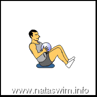 Abdo ABS - Oblique Twists with med ball and balance
