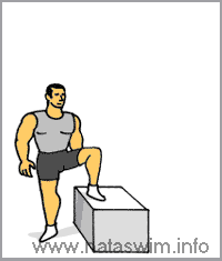 Lateral Step Up with Hop