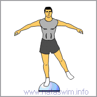 BOSU Leg Abduction
